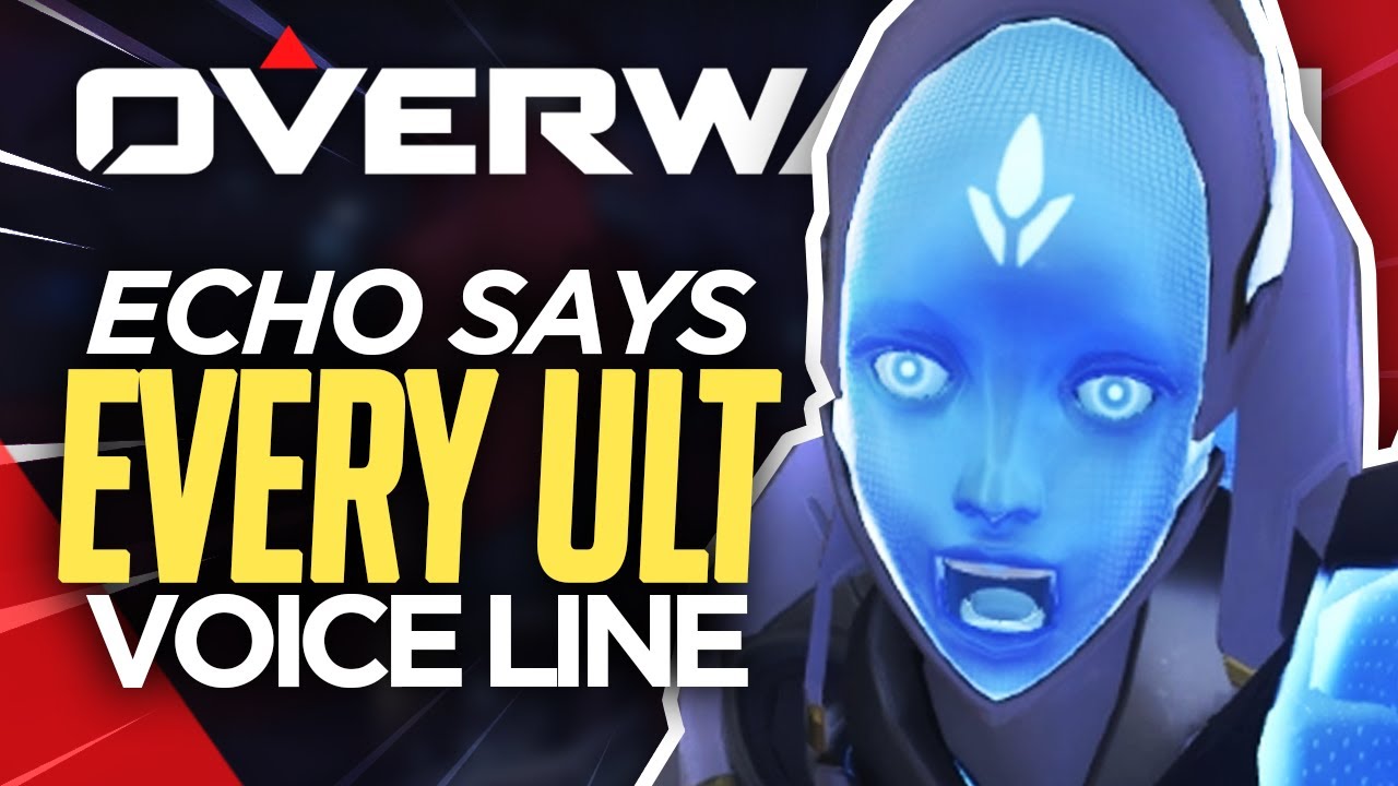 Overwatch: Echo Saying EVERY Hero's Ultimate Voice Line