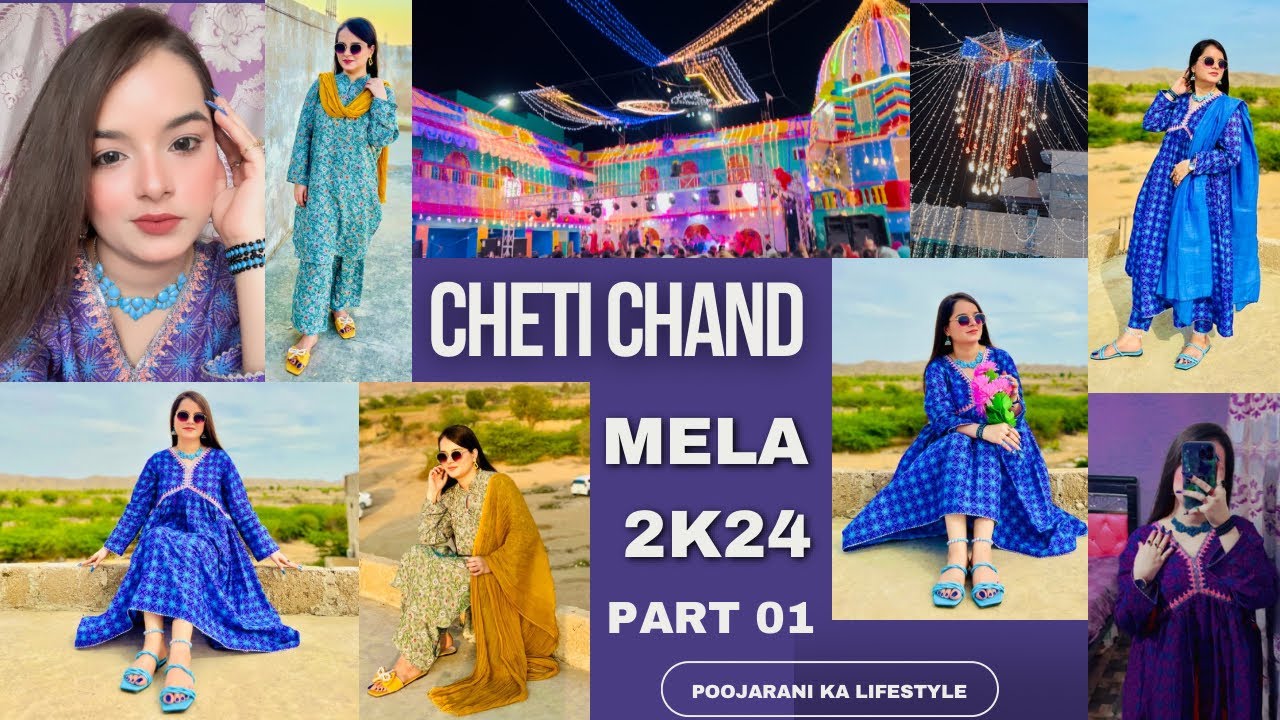 Cheti Chand Mela 2k24😍(Part 01)| Mol Darbar Vlog | Poojarani-ka-Lifestyle | JaNat-E-Mol ❤️