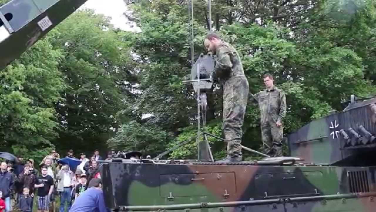 Leopard 2A4 Motorwechsel / Engine Change Bergepanzer 3 Büffel @ WTD 41 1/3