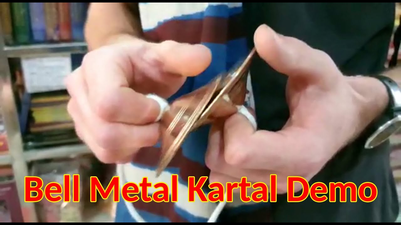 Bell Metal Kartal Demo -- KrishnaStore.Com -- Chanting Hare Krishna with Kartals