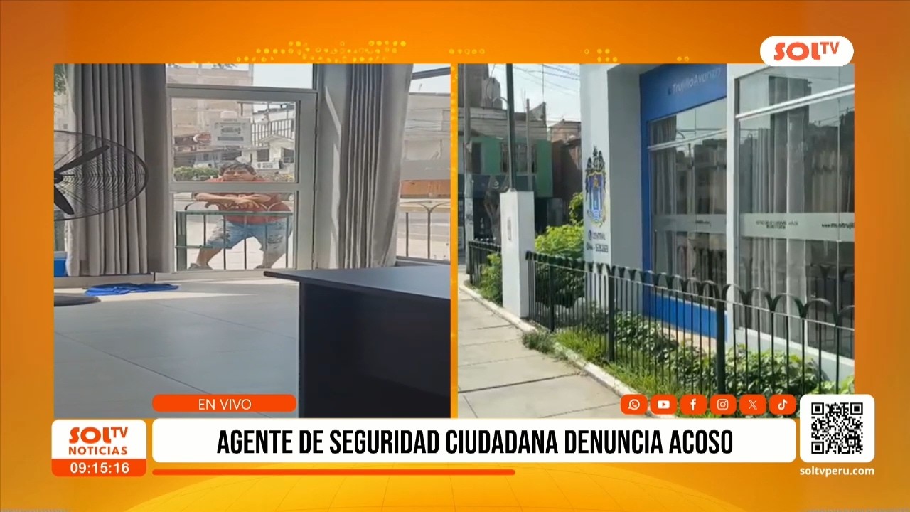 Trujillo: Acoso a agente de seguridad alarma estación de videovigilancia