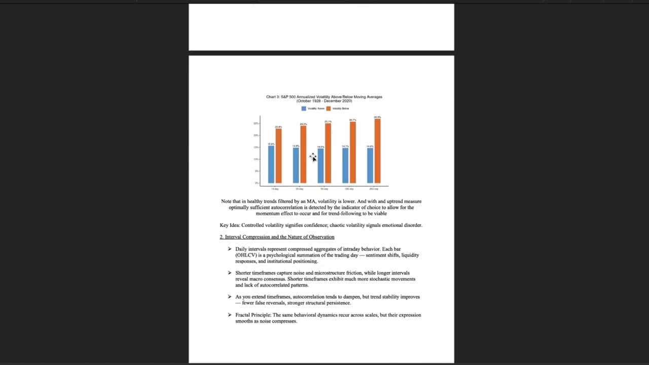The drivers behind price-action explained by a quant