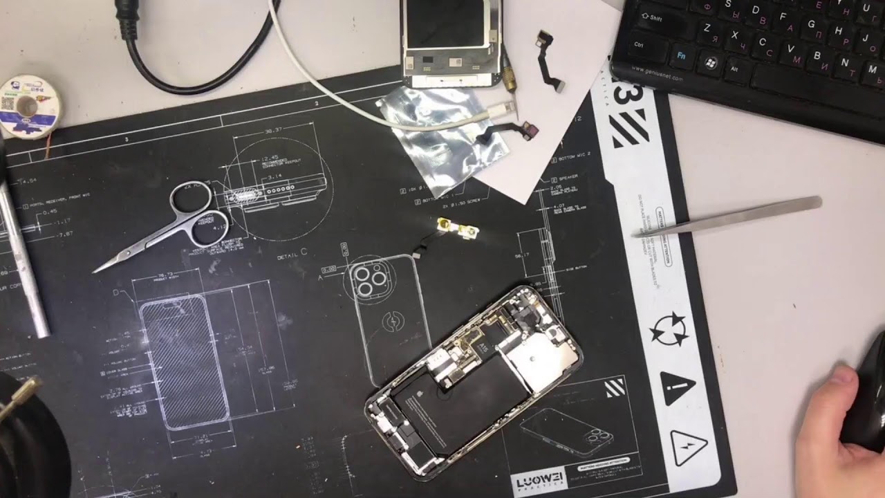 Iphone 13 pro True Depth damage/проблема с дот/ ремонт без разбора сборки