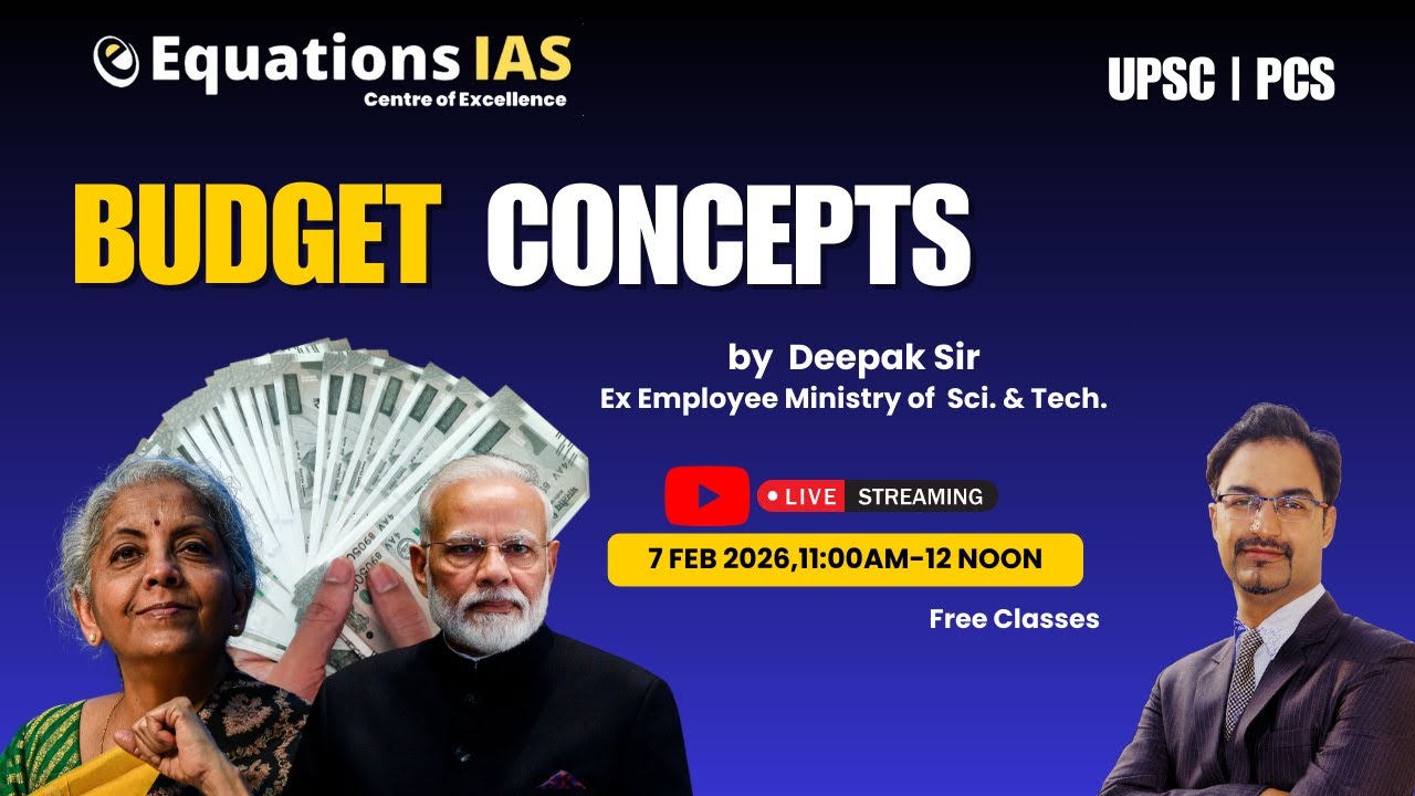 Budget Concepts Explained LIVE by Deepak Mamgain Sir | UPSC & State PCS