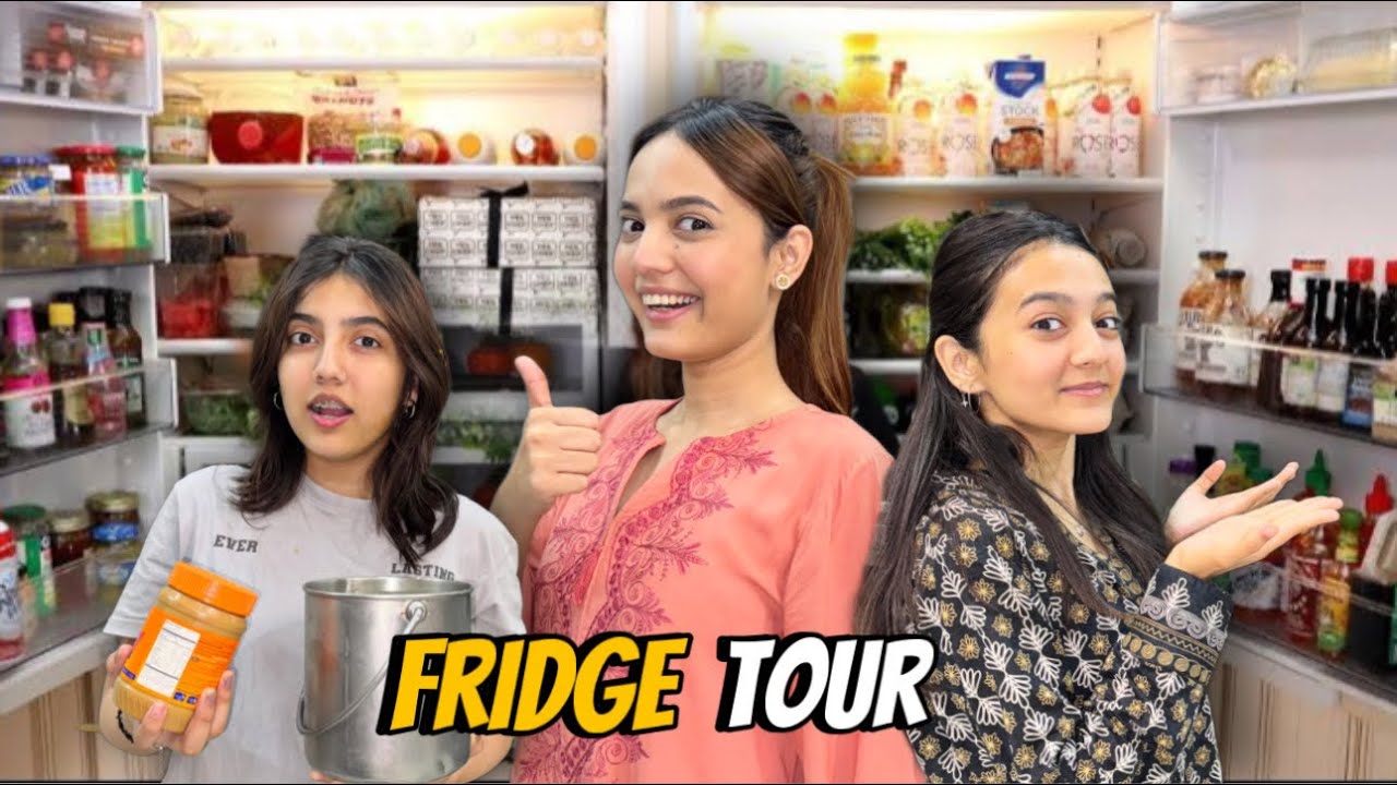 Fridge Tour of Sistrology |Ghar per banaya Desi Shawarma