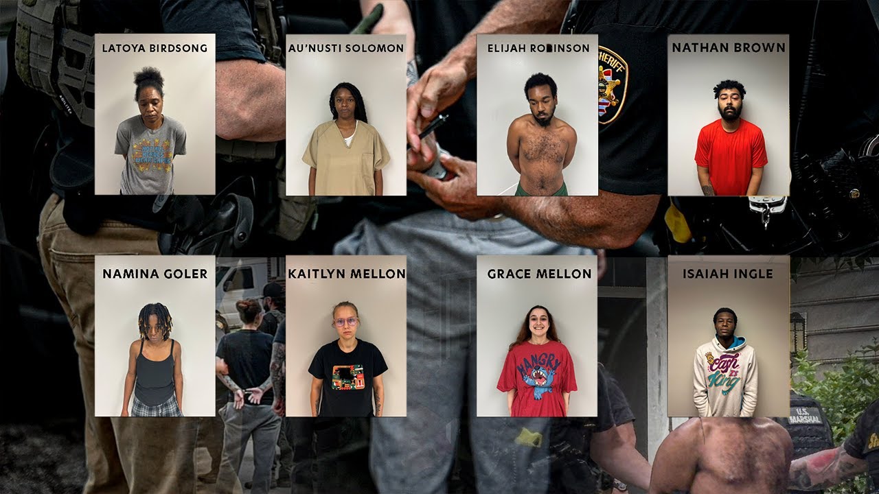 8 more people charged with aiding man accused of shooting Ohio police officers