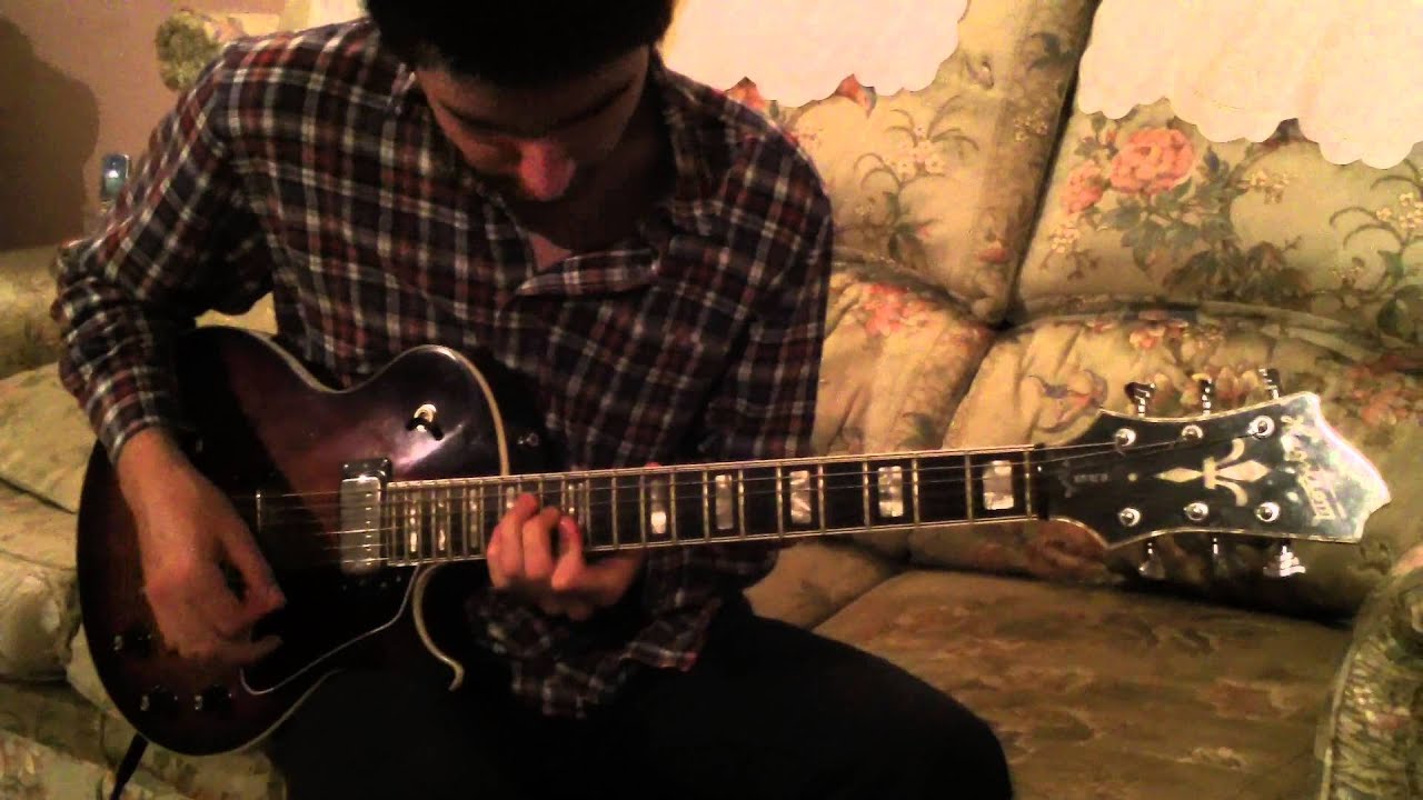 1980 Hagstrom SuperSwede Guitar (The Legend with the Zero fret) 'Noodling' By Chris Cox