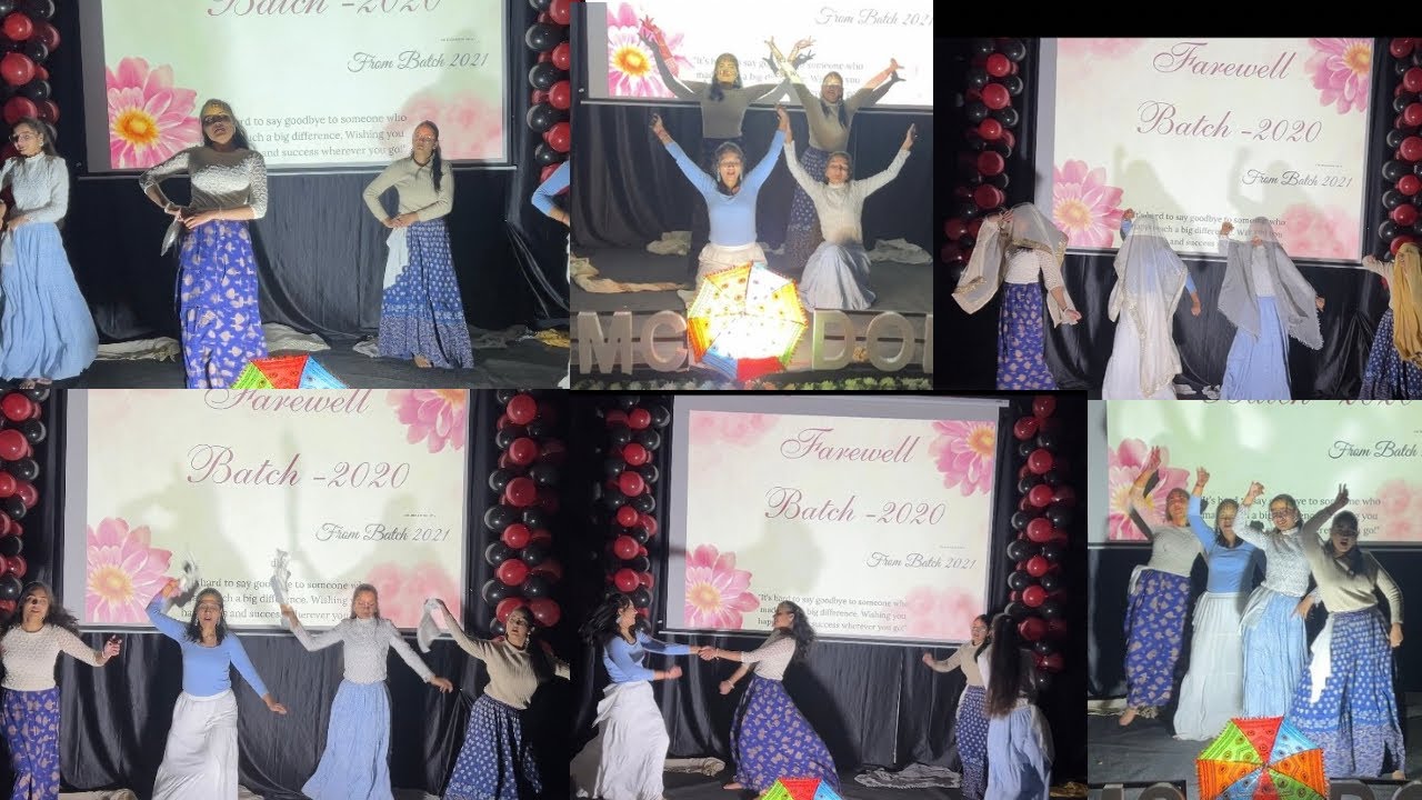 Farewell dance performance by AIQ girls | First farewell of GMC Doda✨