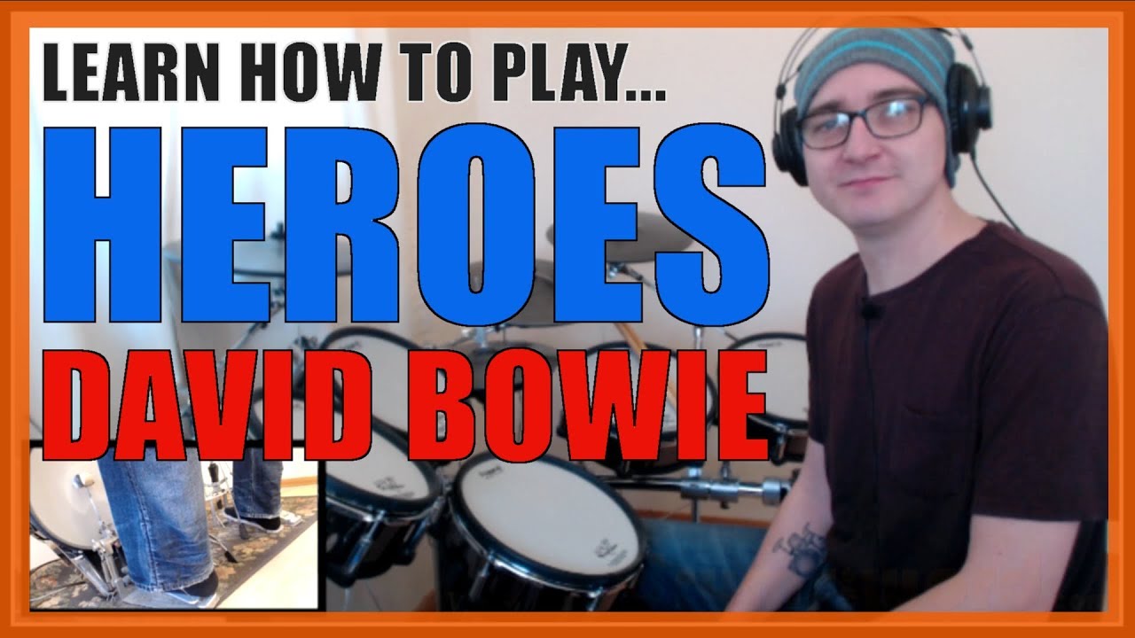 ★ Heroes (Дэвид Боуи) ★ Урок игры на барабанах ПРЕДВАРИТЕЛЬНЫЙ ПРОСМОТР | Как играть песню (Денни...
