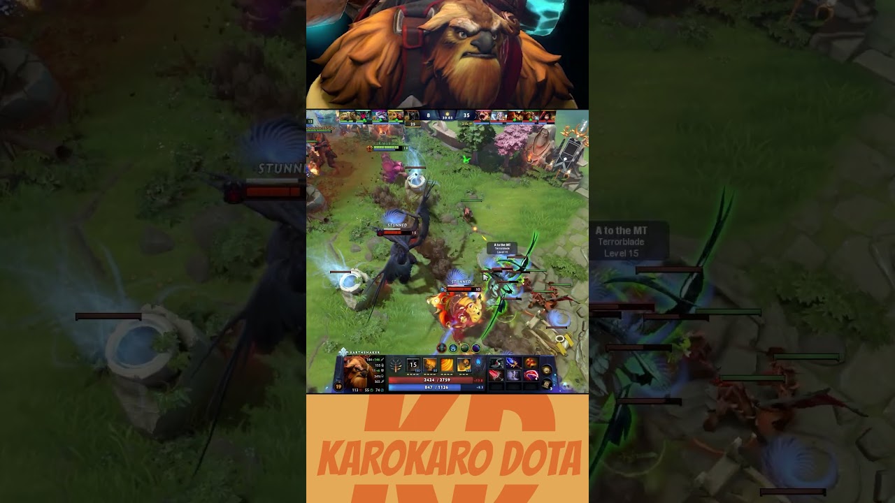 EARTHSHAKER ULTRA KILL EASY ES CARRY #shorts #dota #earthshaker