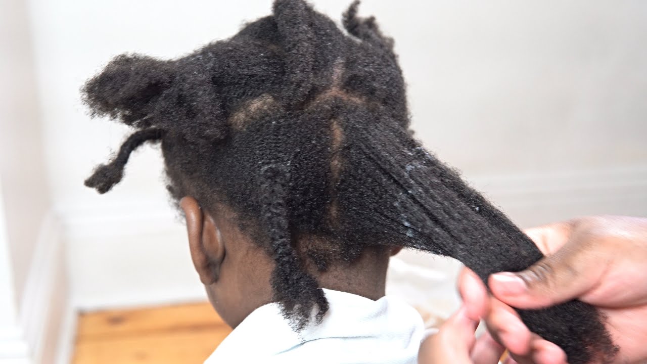 IM SO TIREEDDDD!!...my quick + lazy 4c hair routine for kids natural hair
