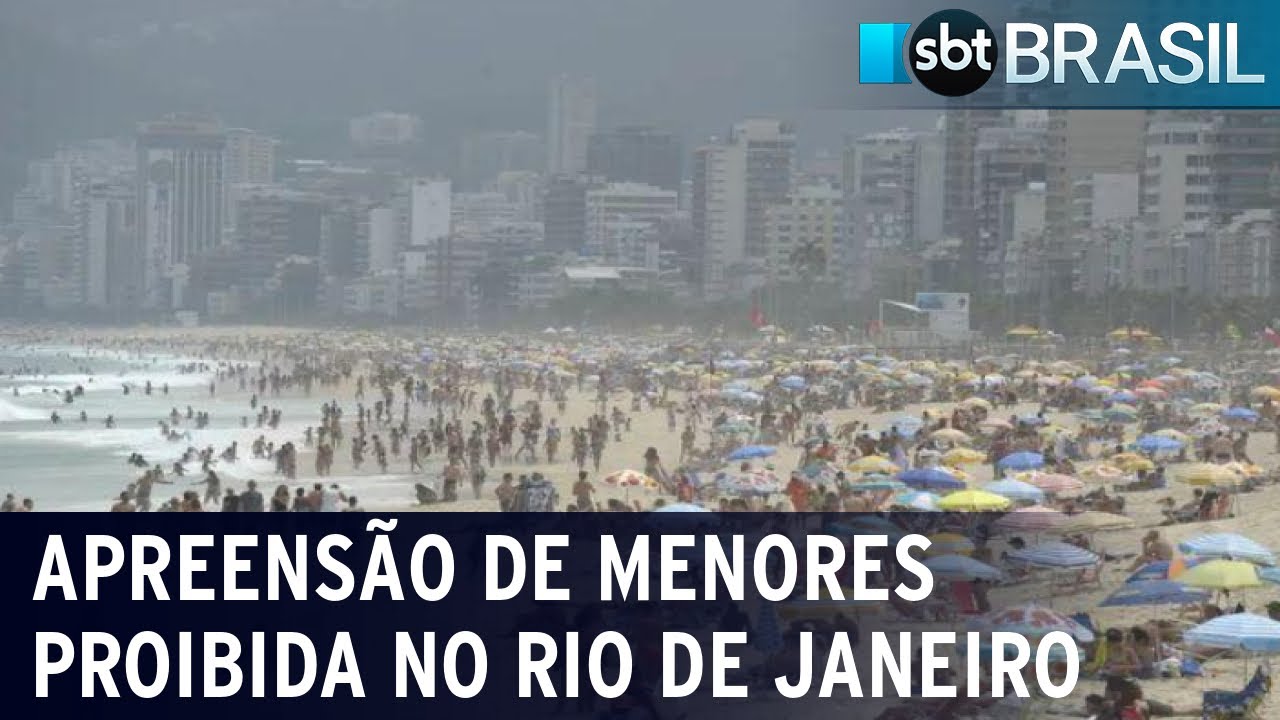 Justiça do Rio determina que menores só podem ser presos em flagrante | SBT Brasil (15/12/23)