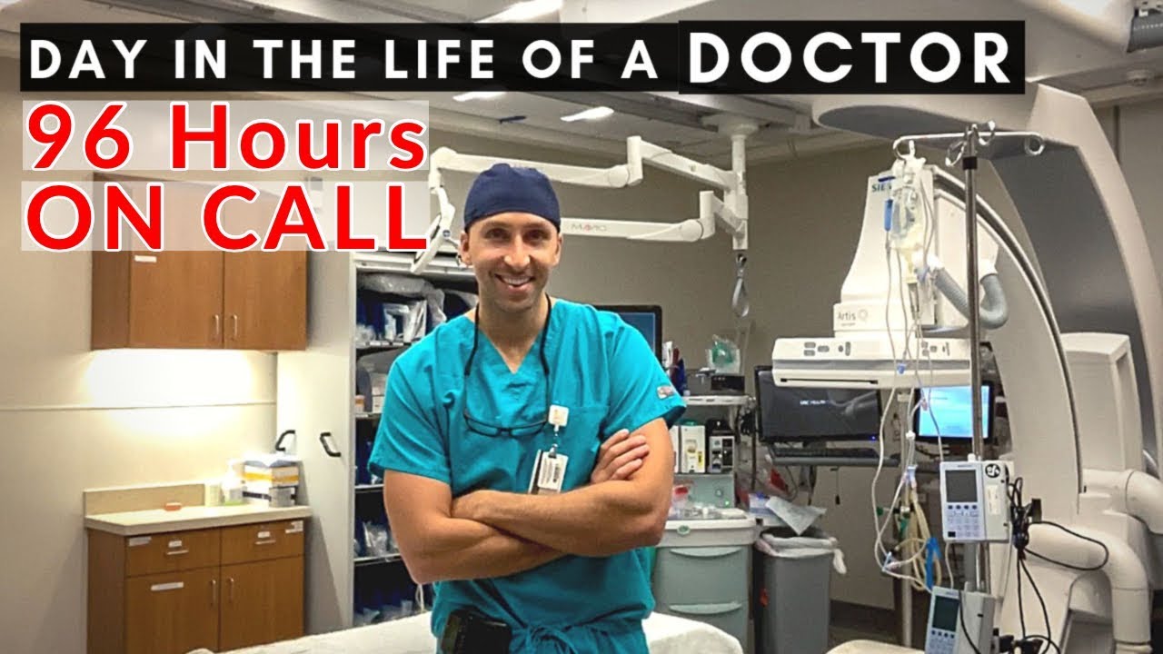 96 HOUR CALL SHIFT: Day in the Life of a Doctor - Interventional Radiology