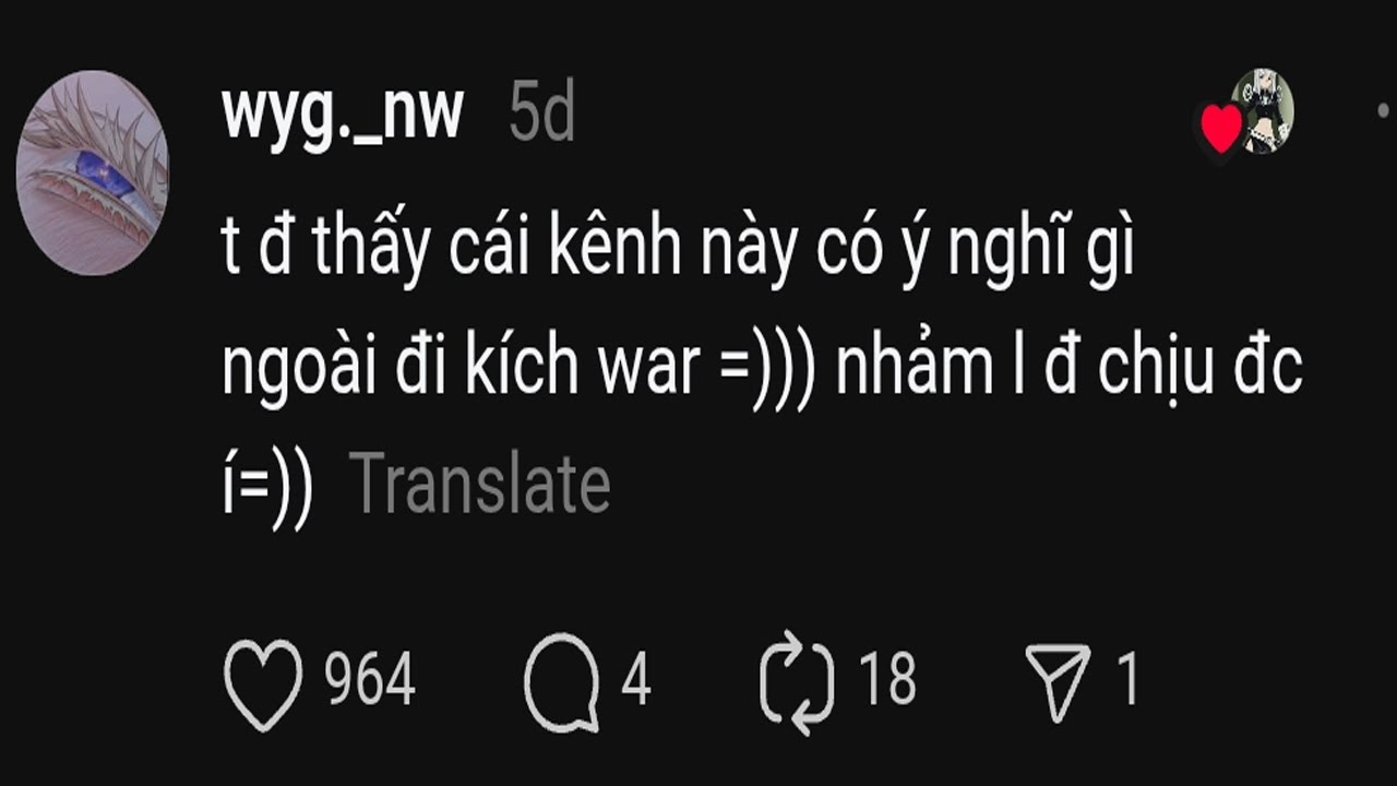 Tôi Chê Anime Của Bạn Bị Tế Trên Threads City