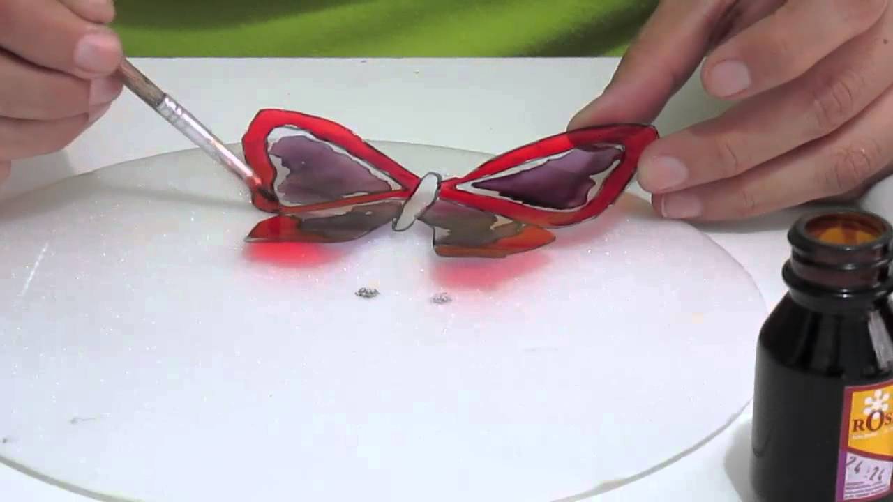 Mariposas en acetato
