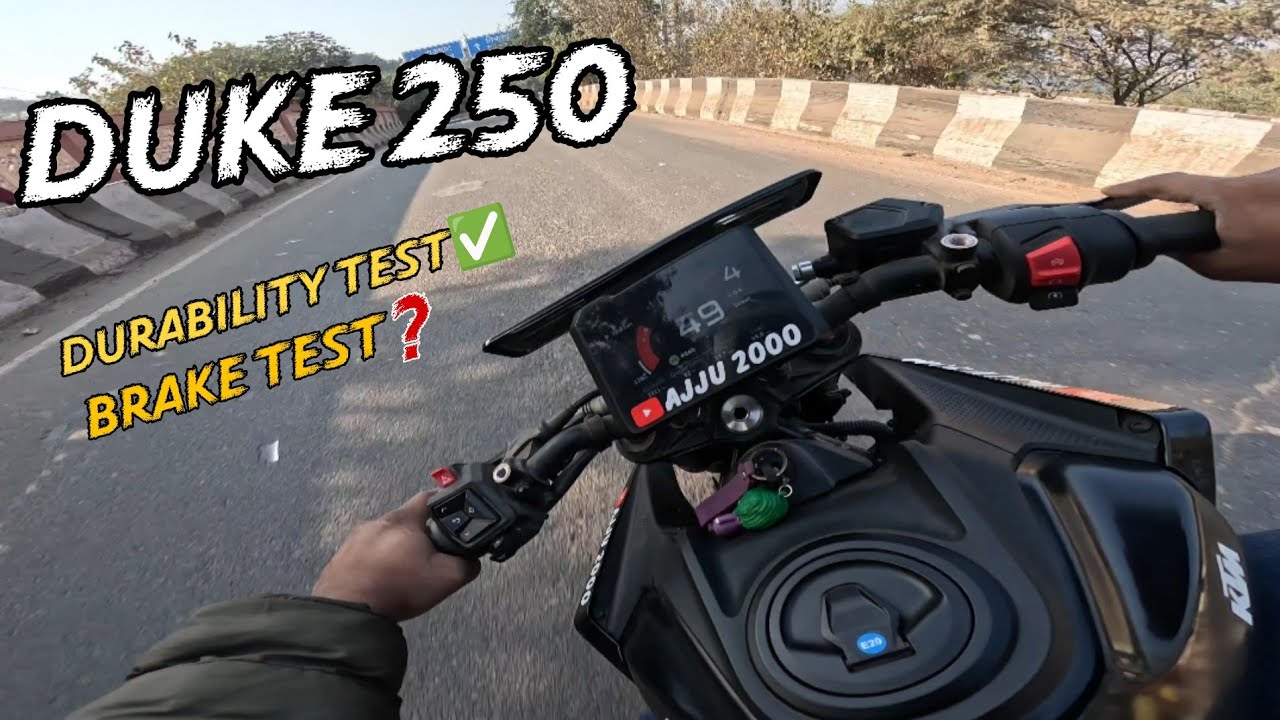 KTM Duke 250  Ride review Durability Test 😱 | Hard Brake Test | Build Quality & Safety Check 🔥