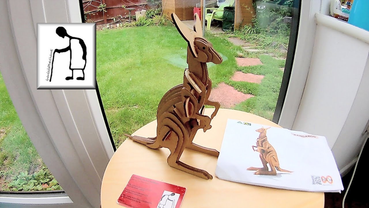 Tenthill Toys 3D wooden kit Kangaroo