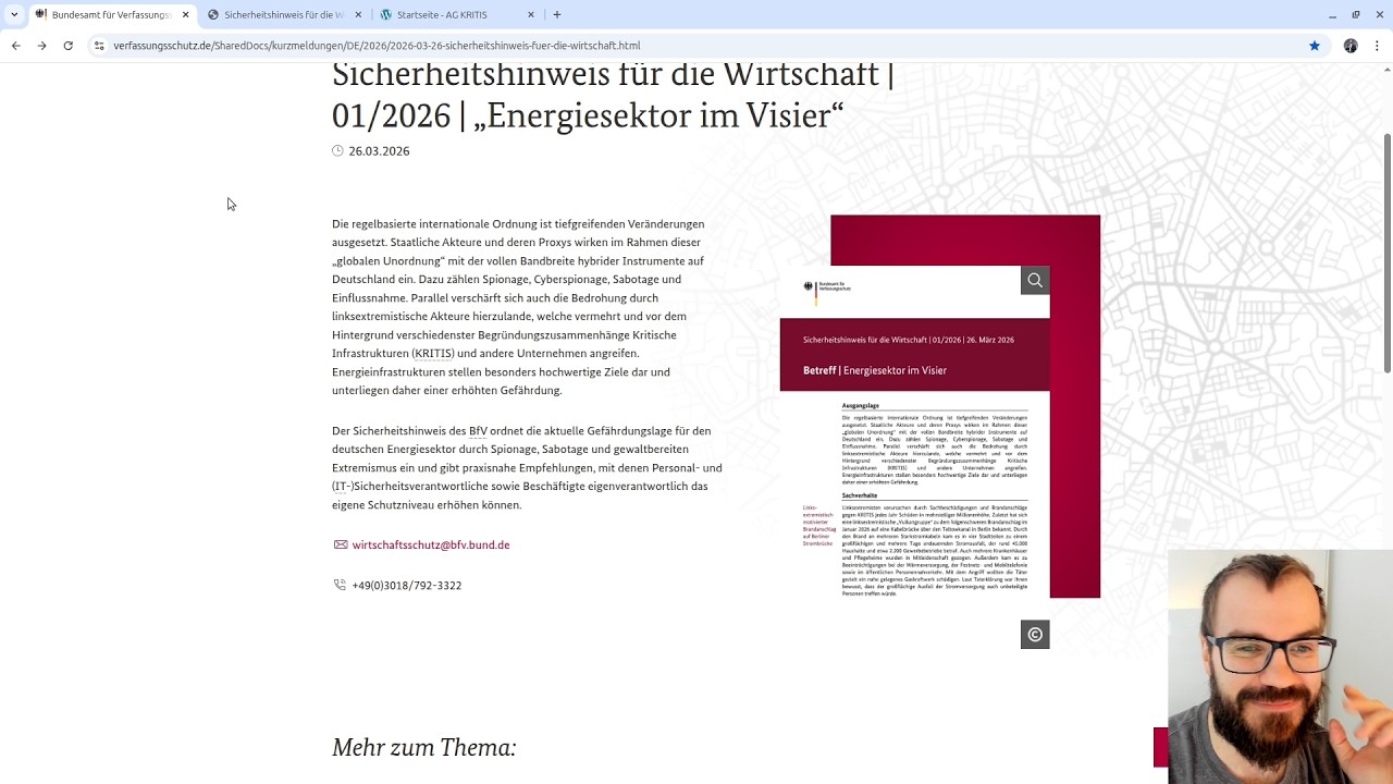 Die gr&ouml;&szlig;te Gefahr f&uuml;r Stromnetze / kritische Infrastruktur
