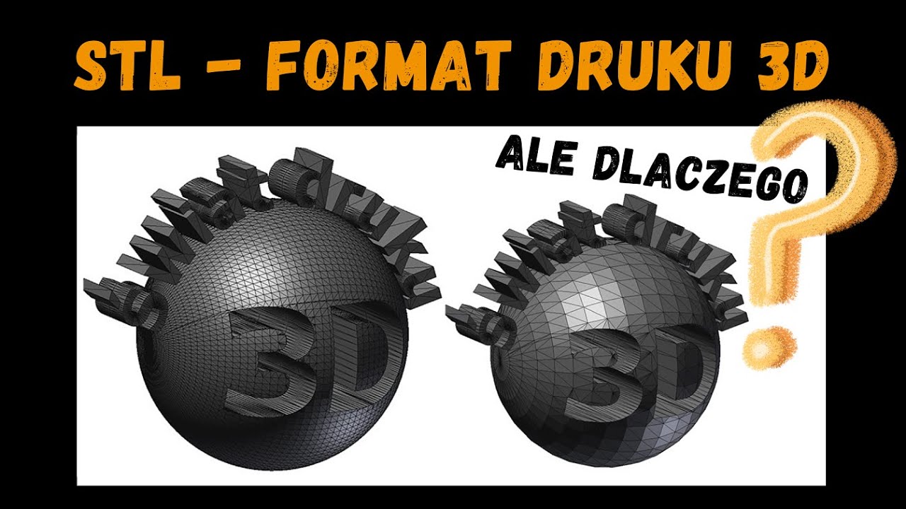 Co to jest plik STL i dlaczego to format używany w DRUKU 3D? (cz. 1/3)