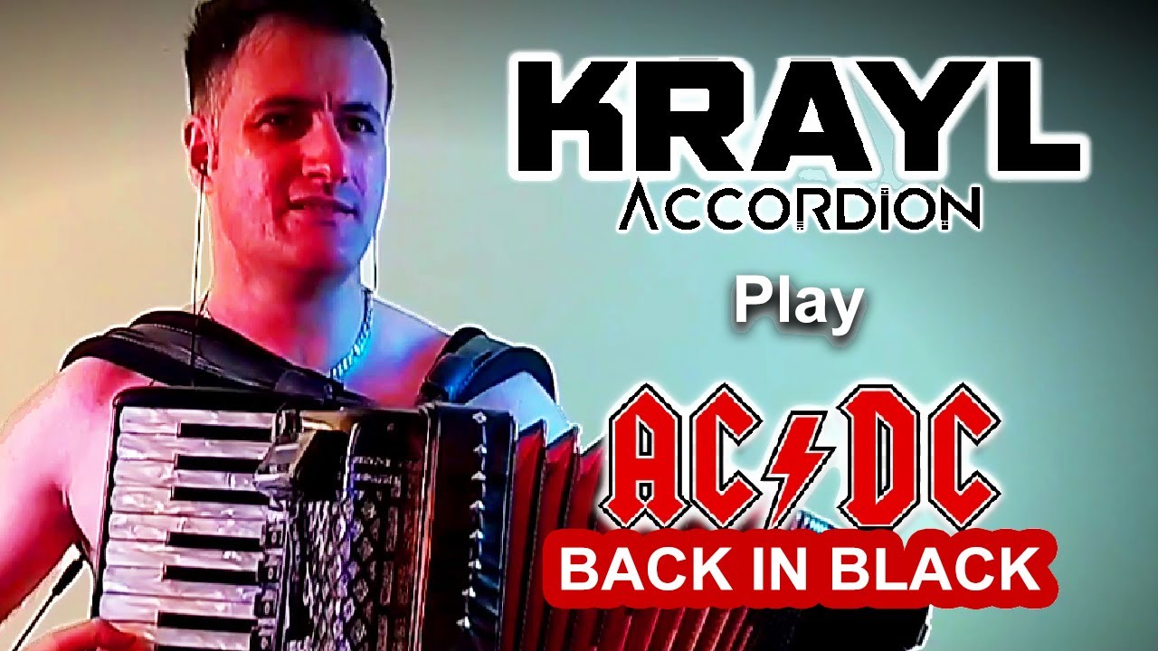 AC DC BACK IN BLACK - Accordion Cover