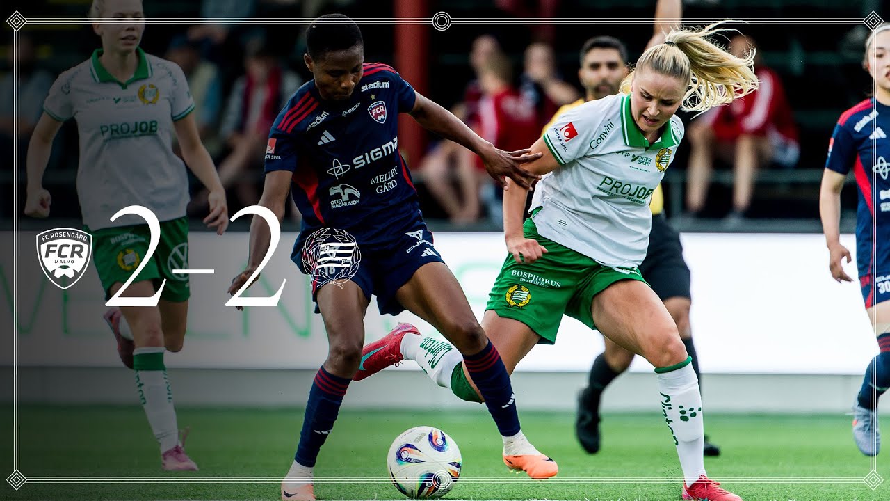 SAMMANDRAG | Rosengård 2-2 Hammarby | OBOS Damallsvenskan 2025