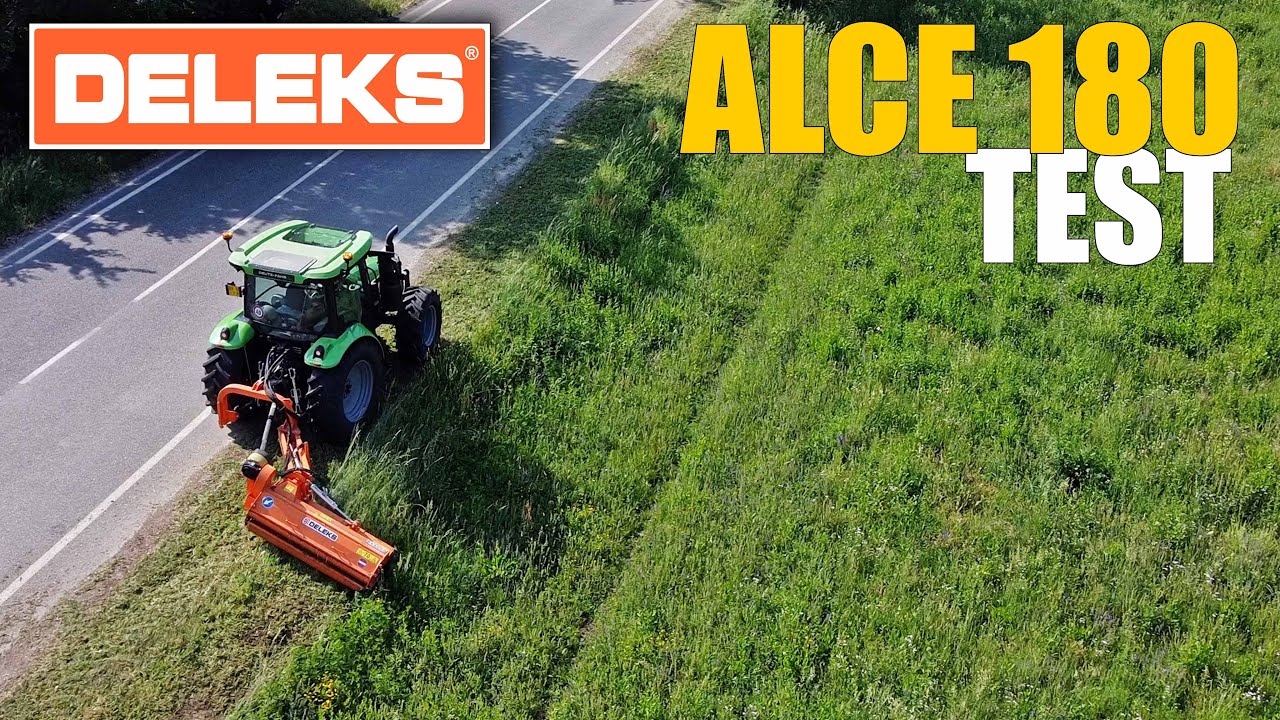 Trincia argini DELEKS® ALCE-180: test in campo con trattore