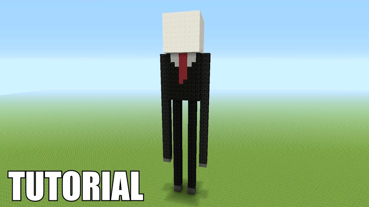 Учебник Minecraft: Как создать Эндермена из Слендермена!!