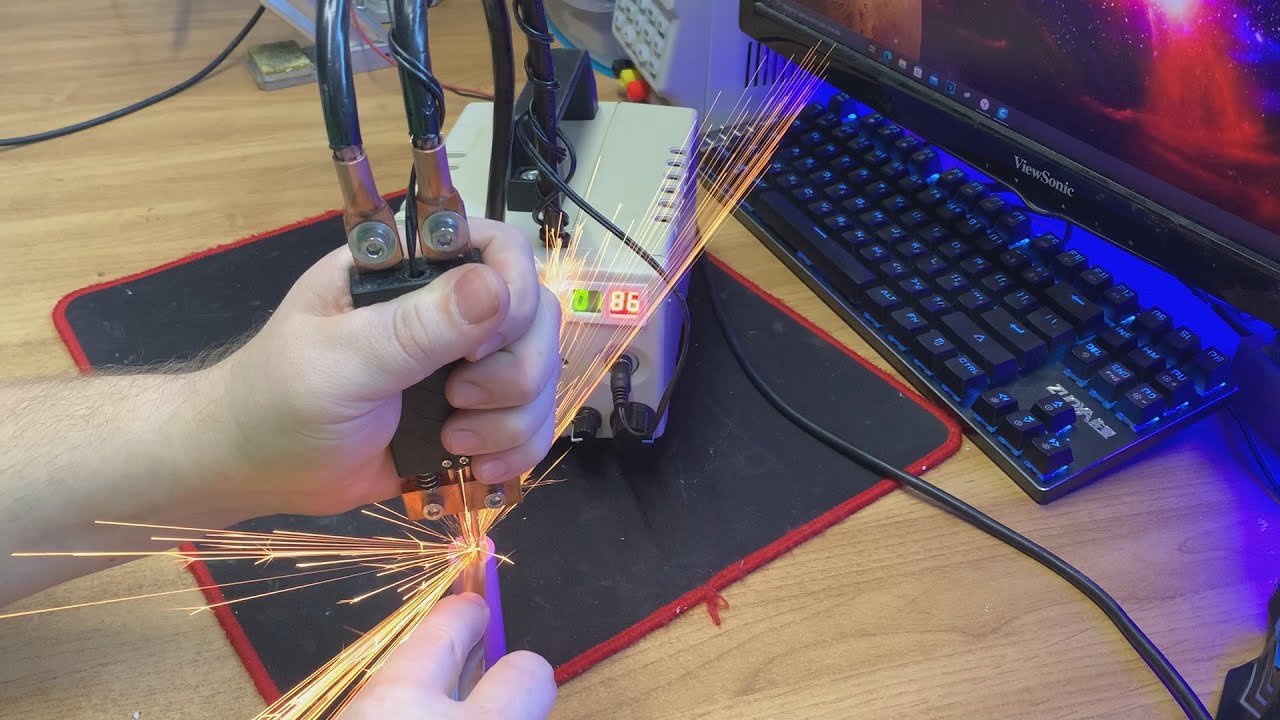 🎇🔋ТОЧЕЧНАЯ СВАРКА СВОИМИ РУКАМИ/КОРПУС/