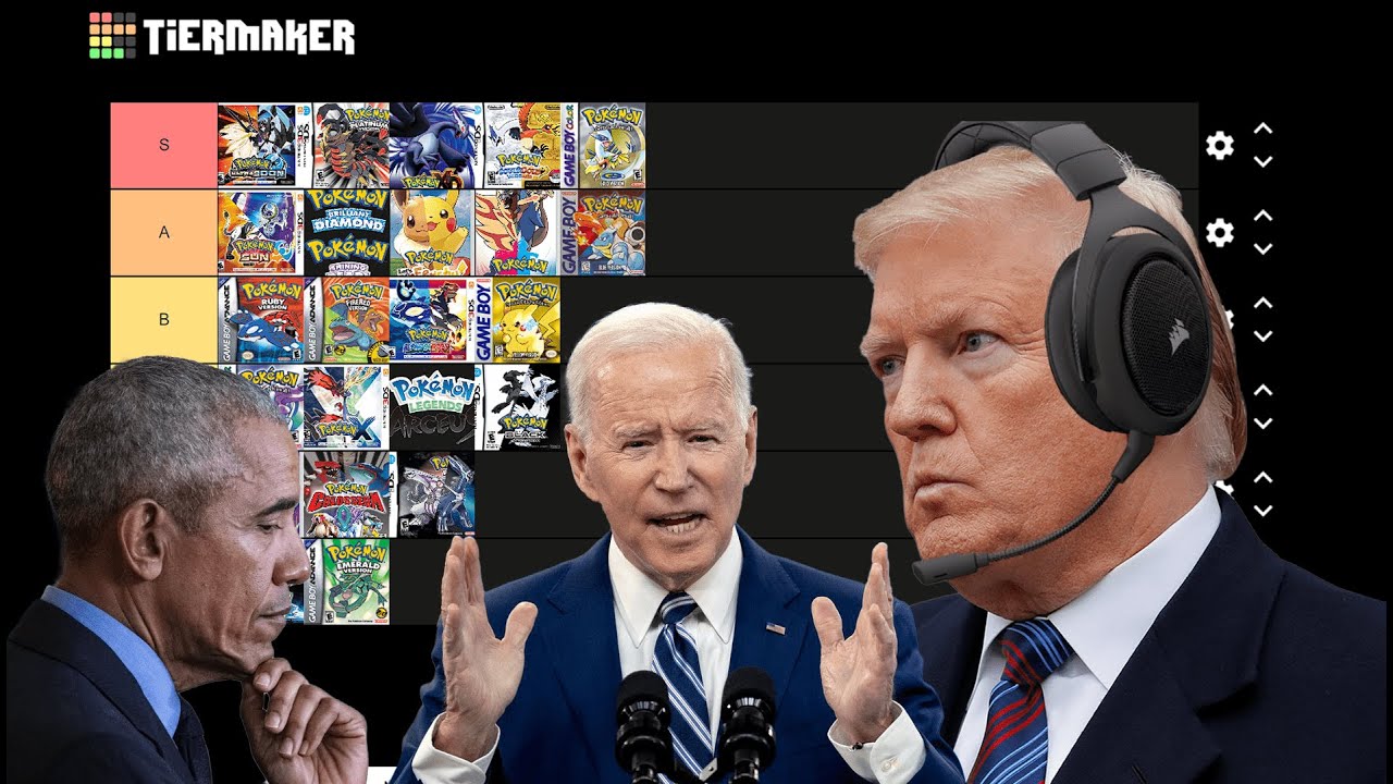 A Main Line Pokemon Game Tier List The Presidents Cant Agree on!