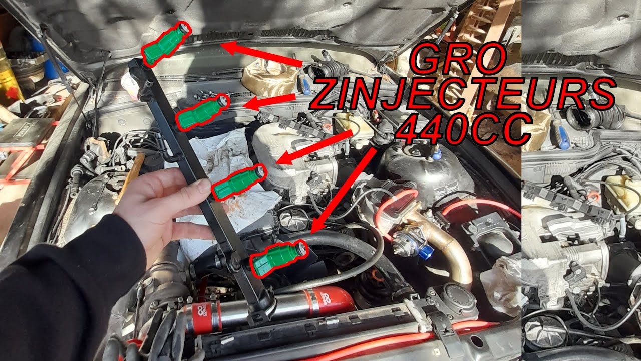 Ça va cracher fort ! (gros injectos 318is TURBO)