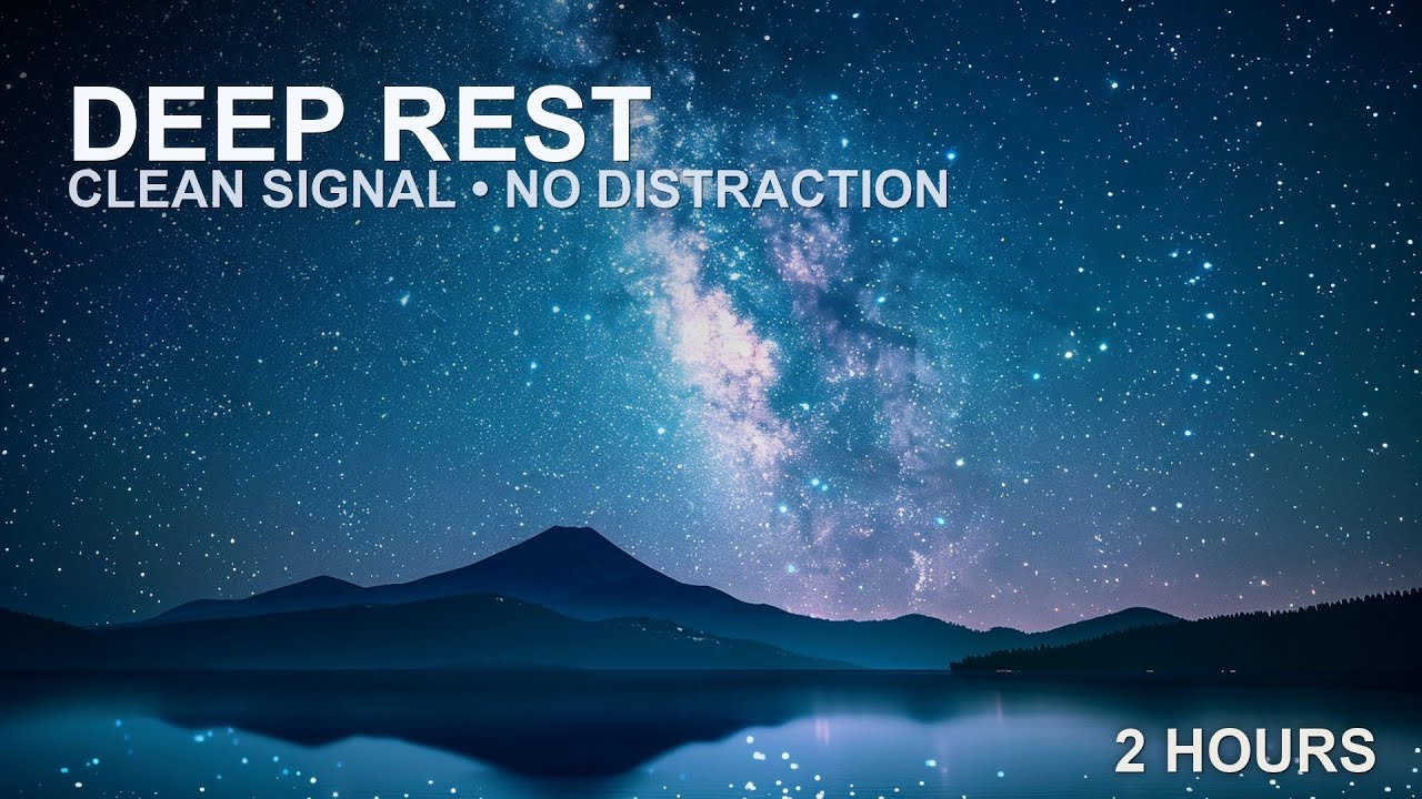 Sleep / Study / Calm (2H) | Light Air Ambient Night Mix | 432Hz