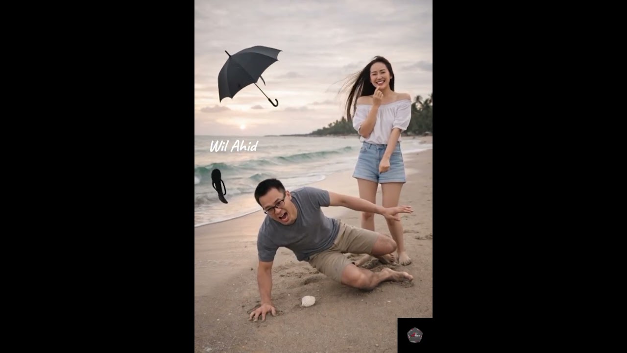 Pertemuan di pantai teringai 
