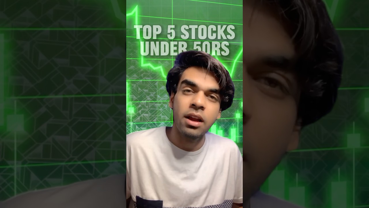 Top 5 Stocks Under 50Rs 🤩 #finance #shorts