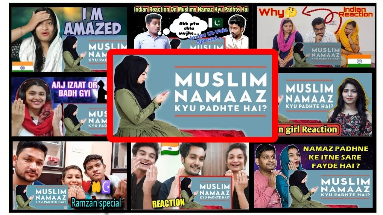 😍🇮🇳🥰INDIA Reaction on Why Muslims Pray 5 Times a day What is Namaz☪️#namaz #indiamixmashupreaction01