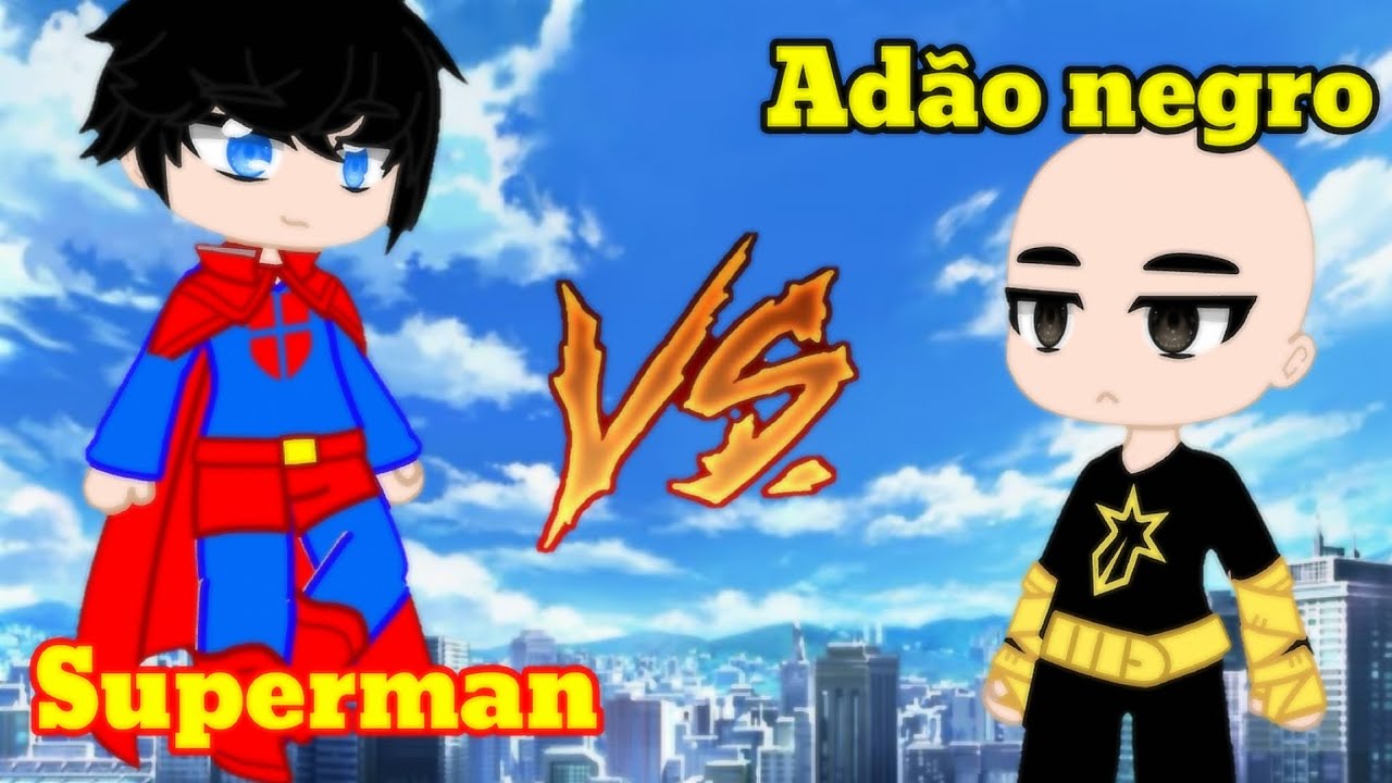 Superman vs Adão negro 
