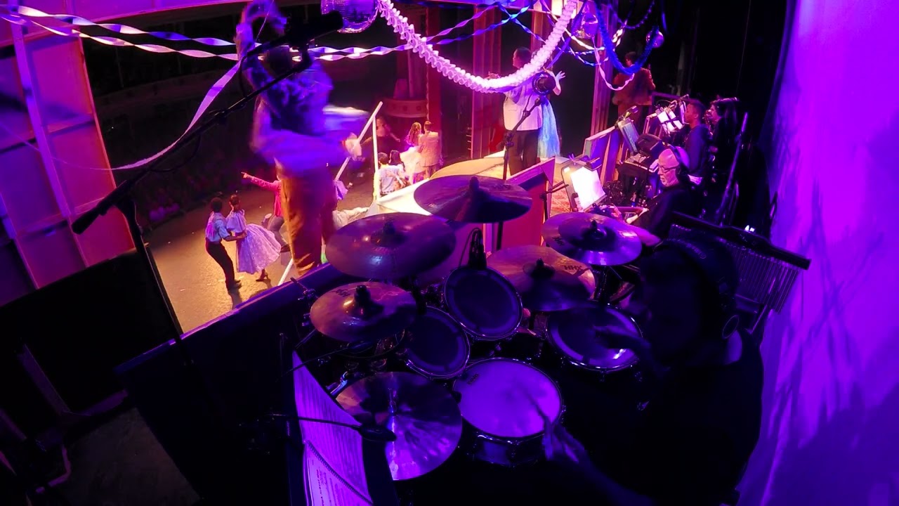 Grease - Drum Cam (Entire Show in 2-Minutes)