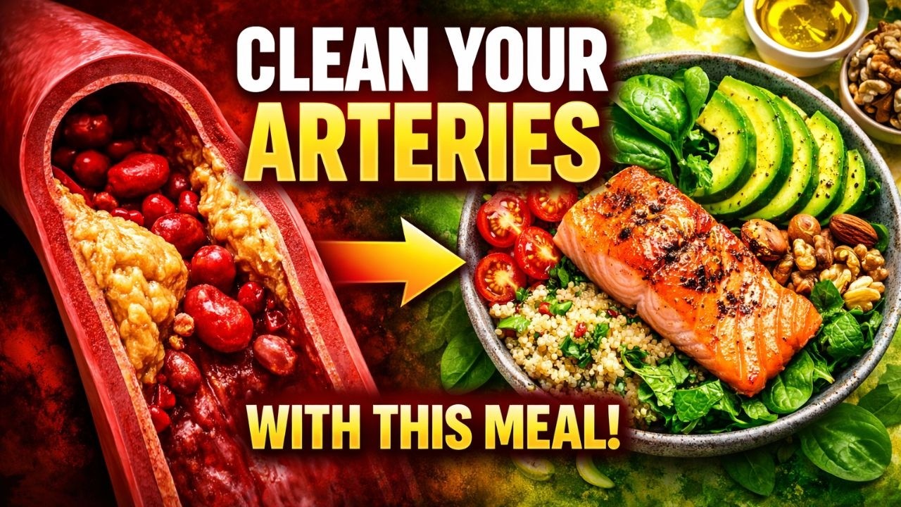 The Best Meal to Clean Your Arteries Naturally | Science-Backed Foods for Heart Health & Longev