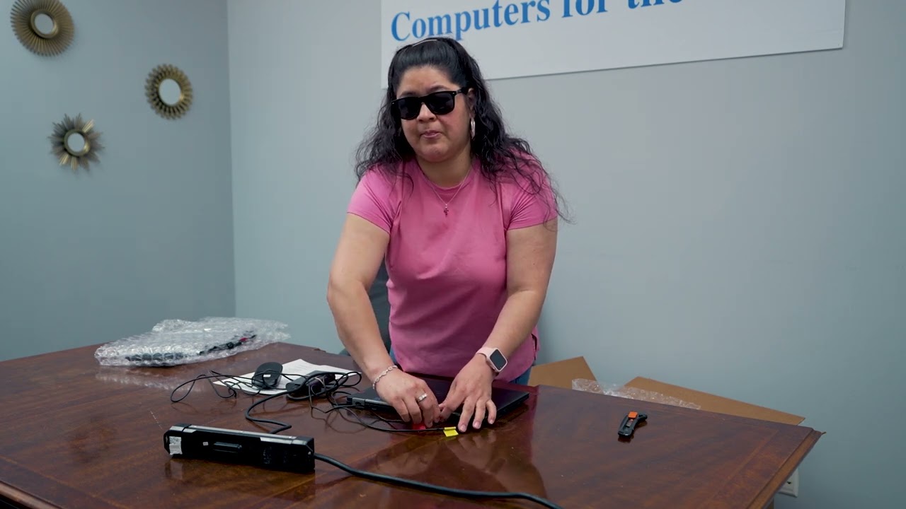 Laptop Out Of The Box | Out of Box - Computers for the Blind