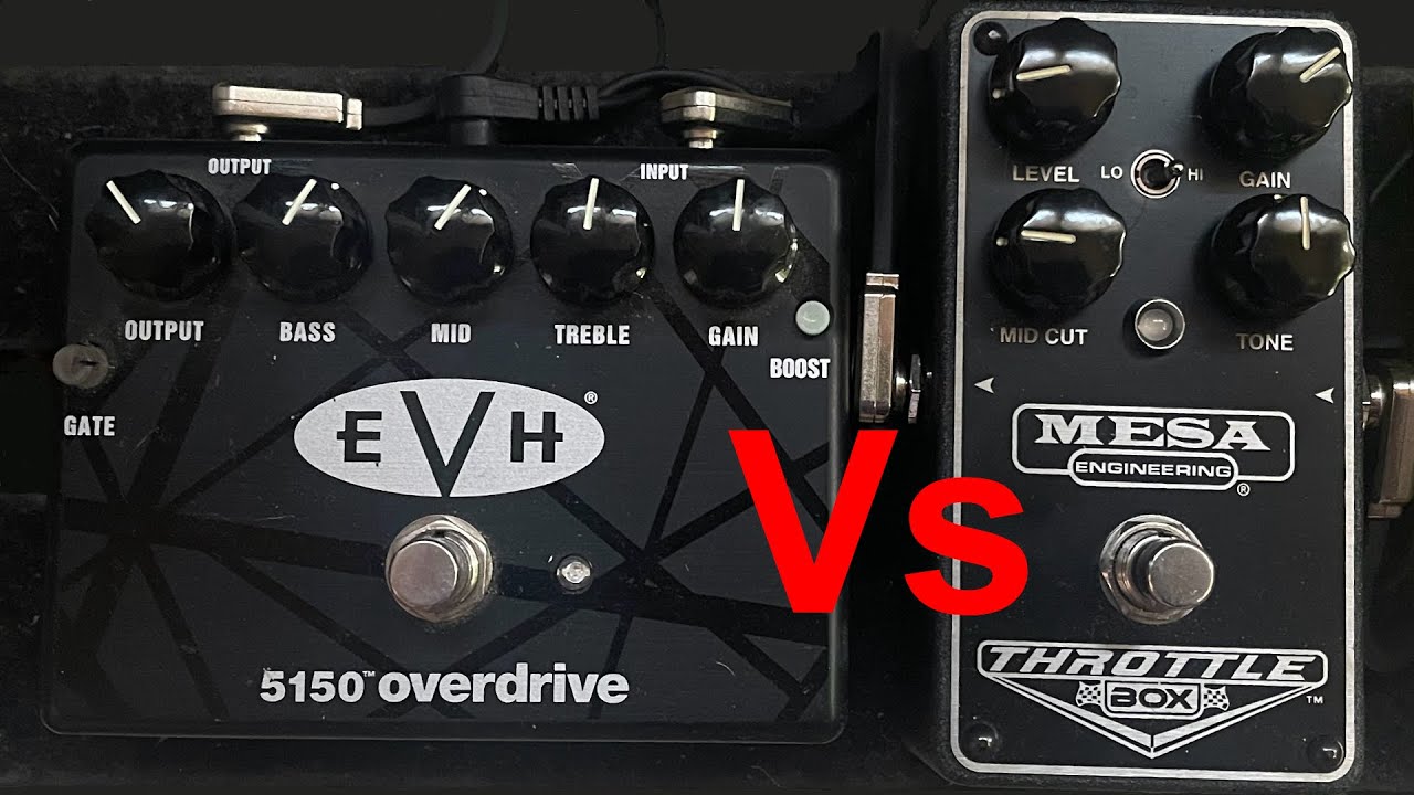 MXR 5150 Vs Mesa Throttle Box