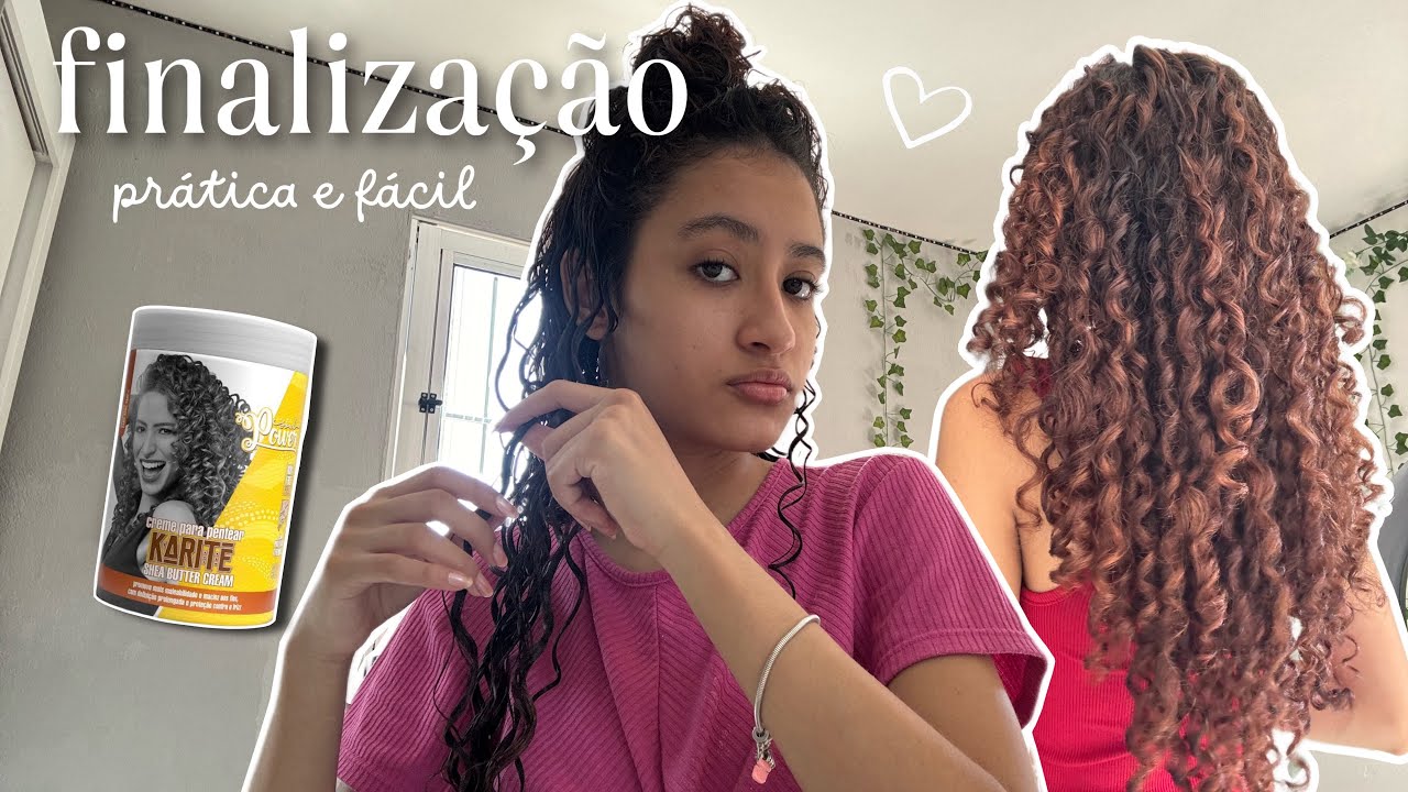 finalização facil e pratica para cabelo poroso: minha finalização favorita🎀