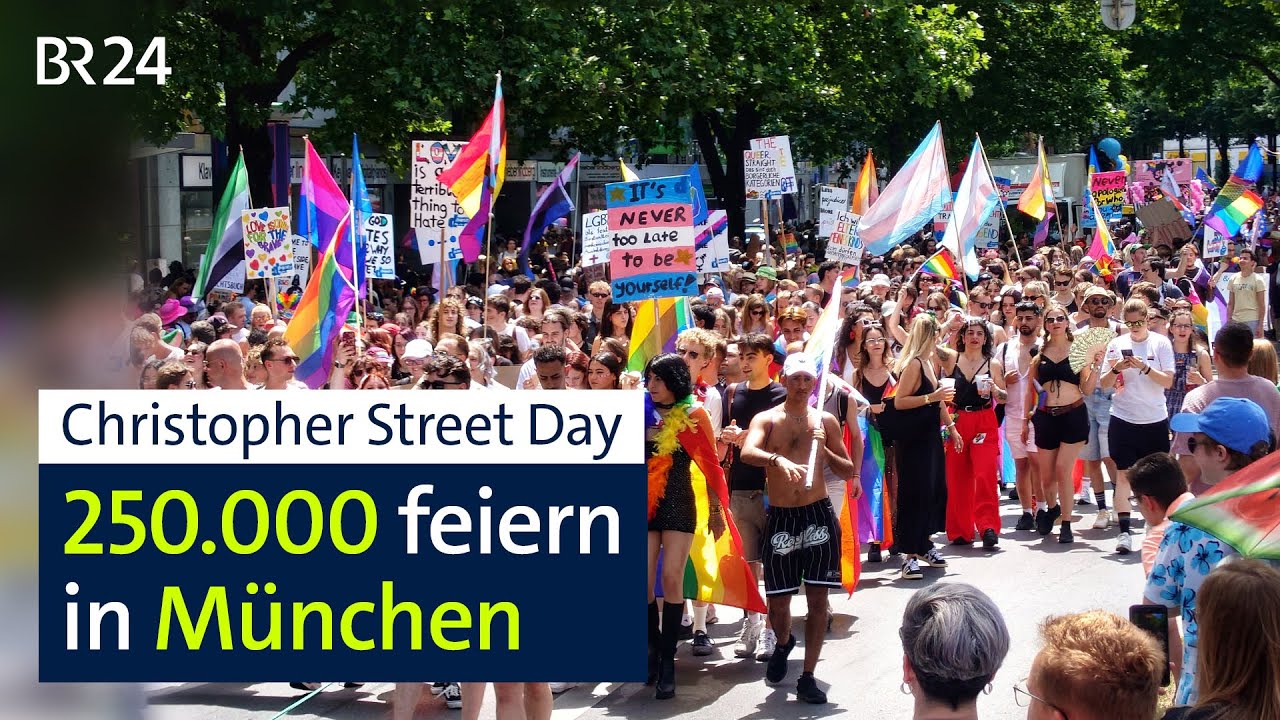 Hunderttausende beim CSD in München | BR24