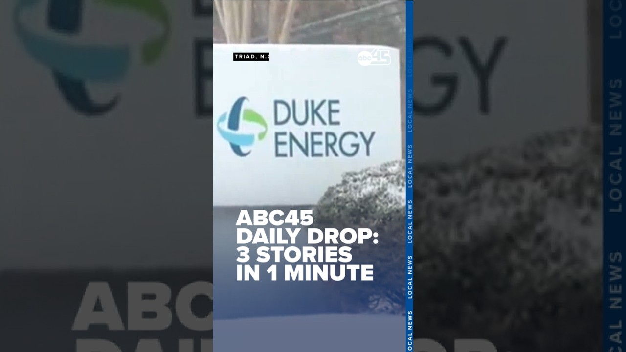 ABC45 Daily Drop: 3 новости за 1 минуту
