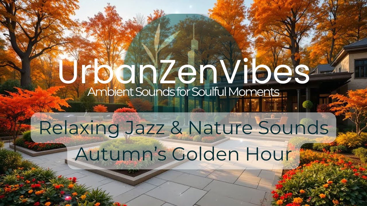 🍁 Autumn Jazz at the Golden Hour | Lofi Chill in a Cozy Garden Pavilion 🍂#jazz #lofi #foryou #music