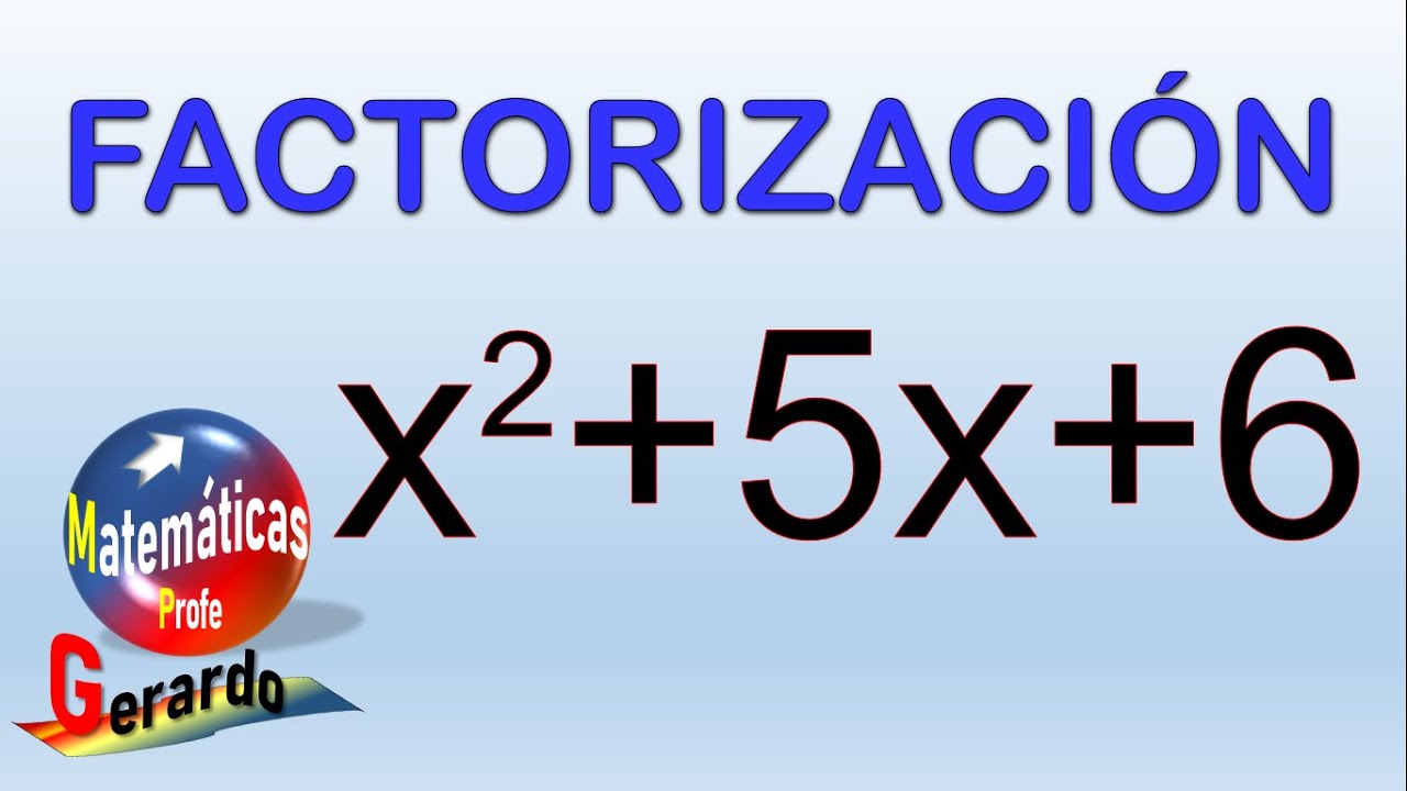 Factorización de trinomios ax2+bx+c a=1
