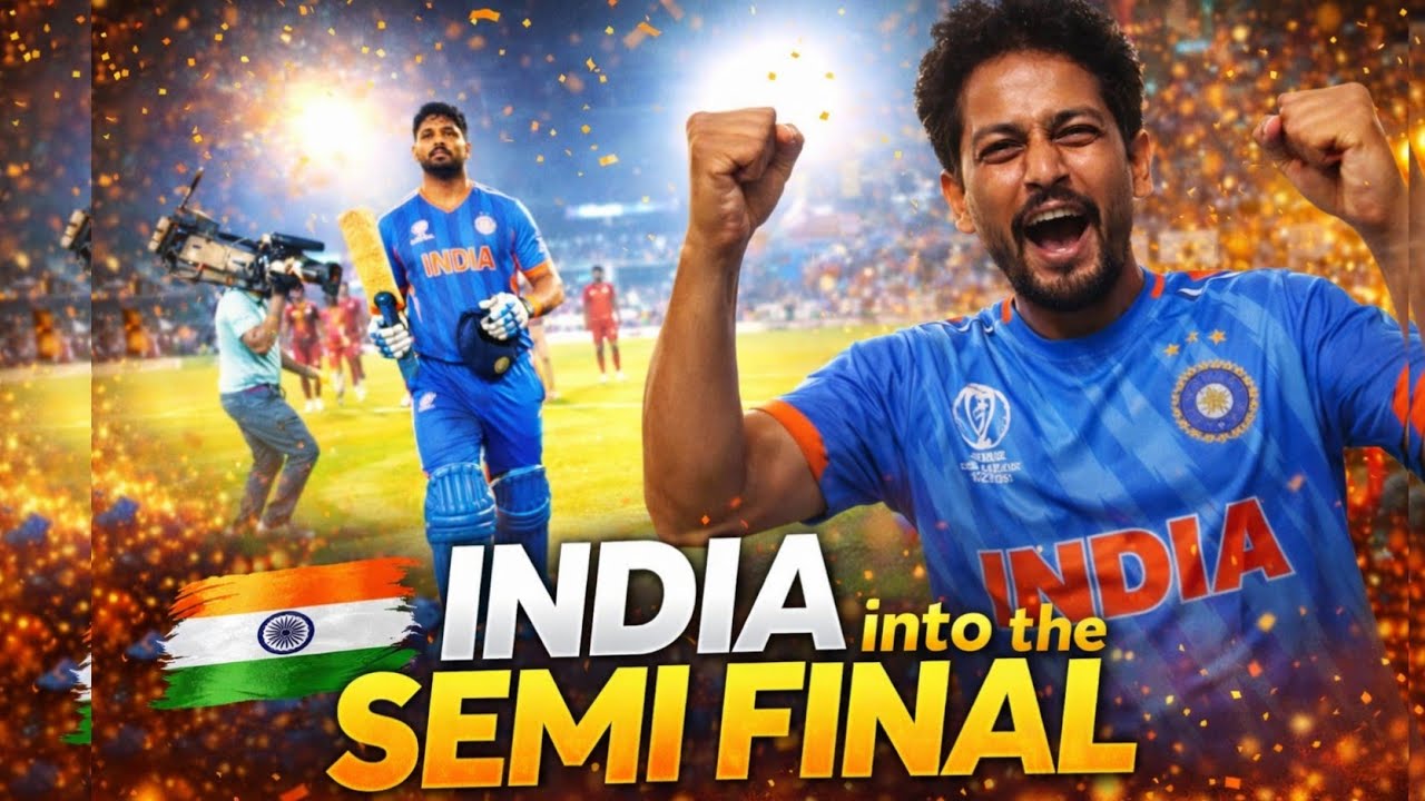 India into the Semi Final 😀 Ind vs Wi match reaction Vlog 🏏 