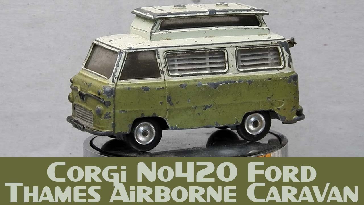 Corgi Restoration No420 Ford Thames Airborne Caravan