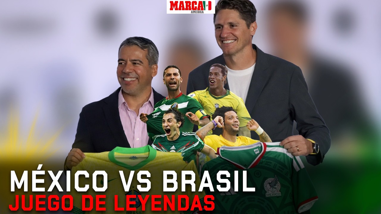 México Vs. Brasil llega a CDMX; el partido de leyendas previo al Mundial 2026