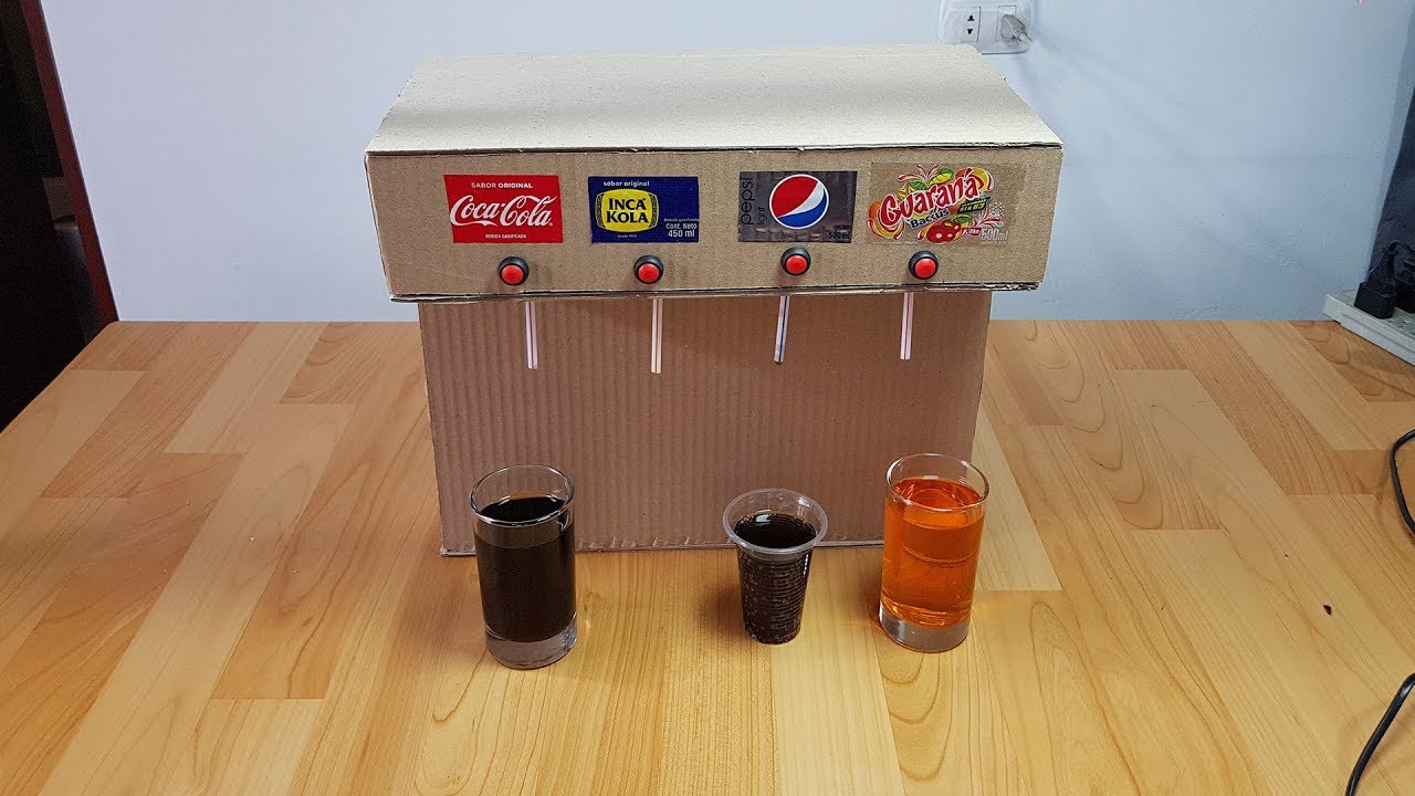 Maquina De Bebidas Casera, Como Hacer Maquina Dispensadora De Refrescos | Sagaz Perenne