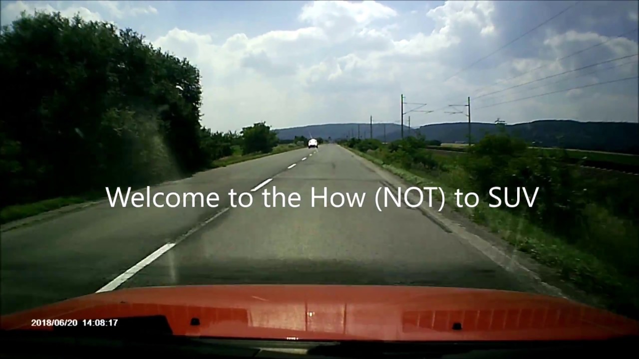 How (NOT) to SUV - w/instructions