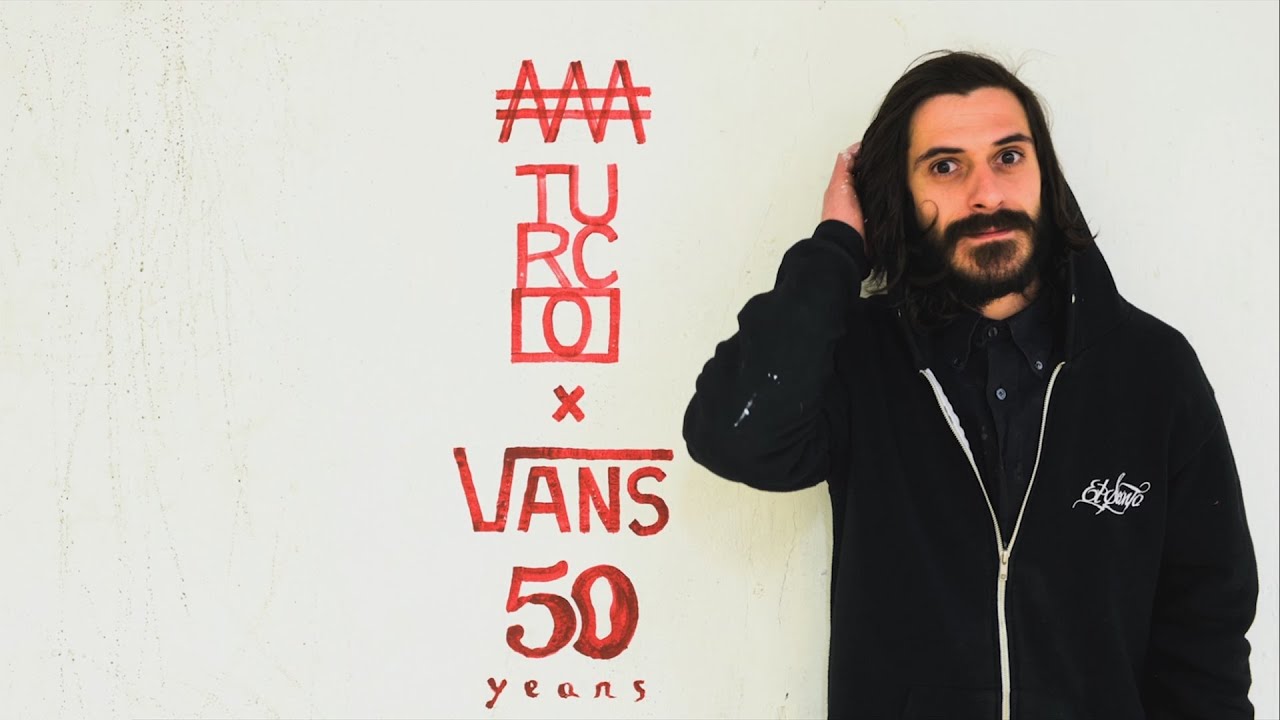 Mattia Turco x Vans mural at bastard bowl